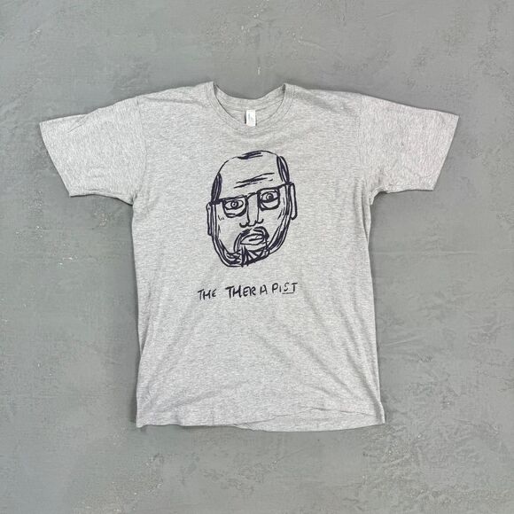 Beastie Boys 2011 The Therapist Heather Gray Cotton T-shirt Men's Medium - Picture 1 of 6